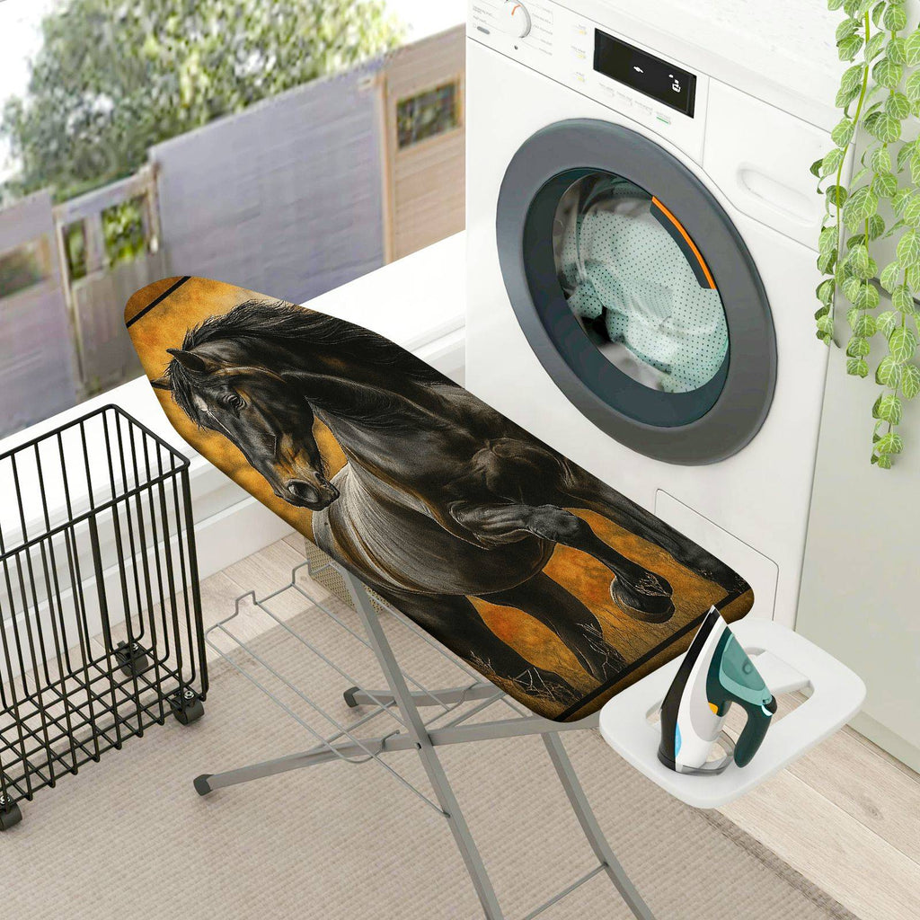 1-Piece Horse Animal Artistic  Ironing Board Cover, Universal Size, Without Board