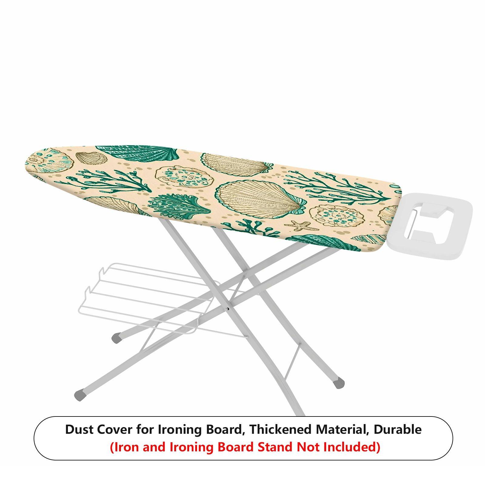 1-Piece Seashell Coral Ocean  Ironing Board Cover, Universal Size, Without Board