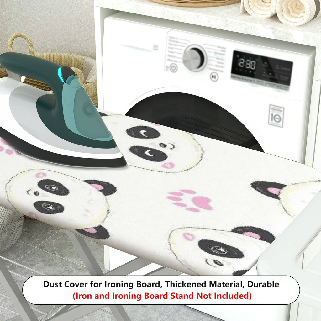 1-Piece Panda  Animal Pink  Ironing Board Cover, Universal Size, Without Board