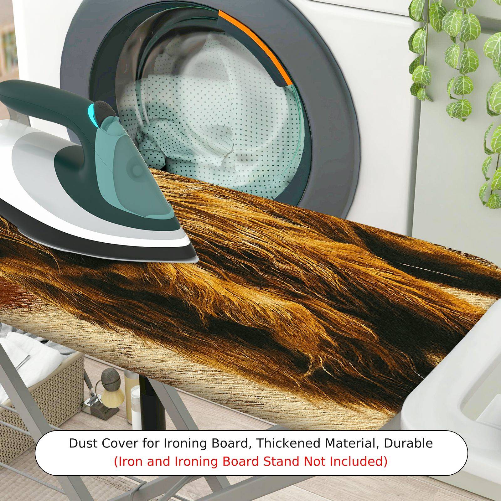 1-Piece Floral Animal Rustic  Ironing Board Cover, Universal Size, Without Board