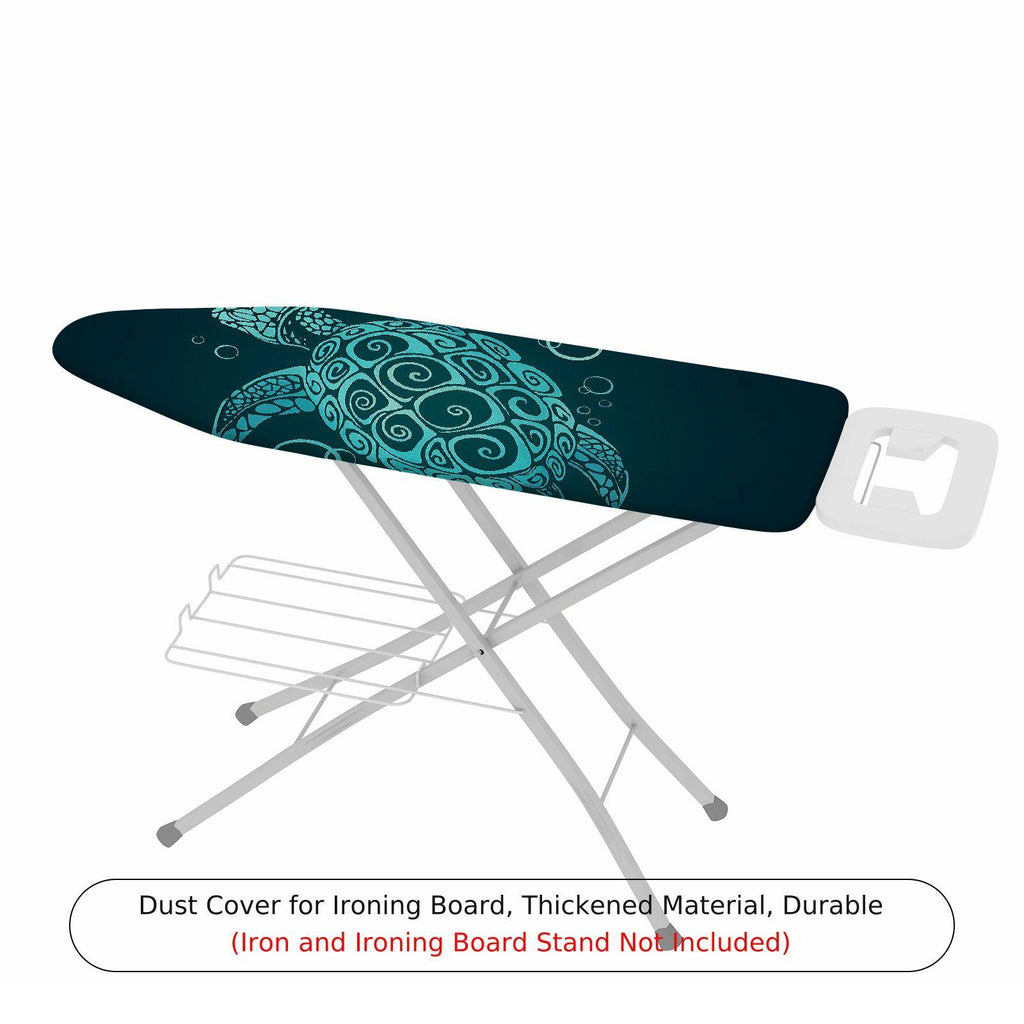 1-Piece Turtle Ocean Waves  Ironing Board Cover, Universal Size, Without Board