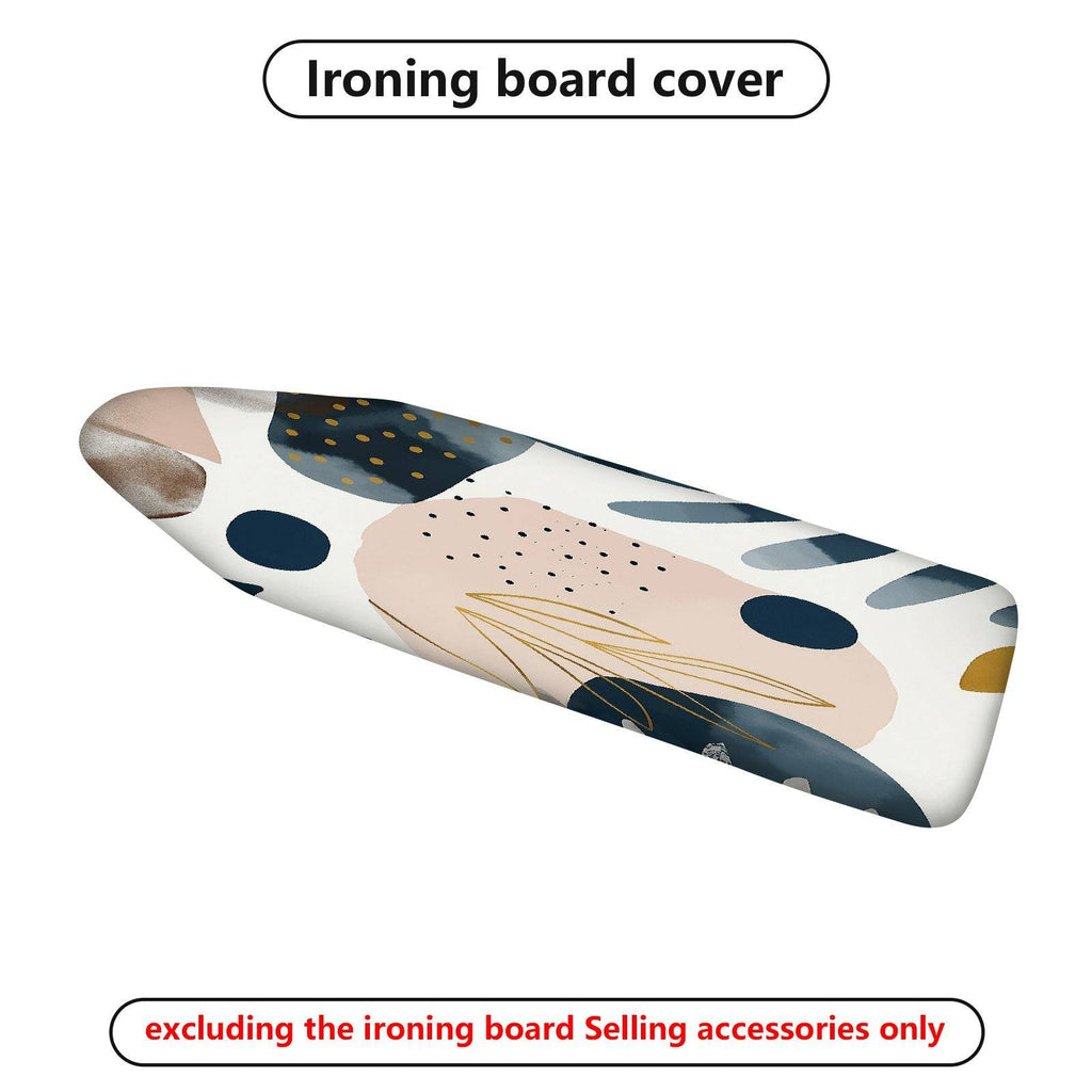 1-Piece Abstract Art Pattern Geometric Shapes Pastel Color  Ironing Board Cover, Universal Size, Without Board