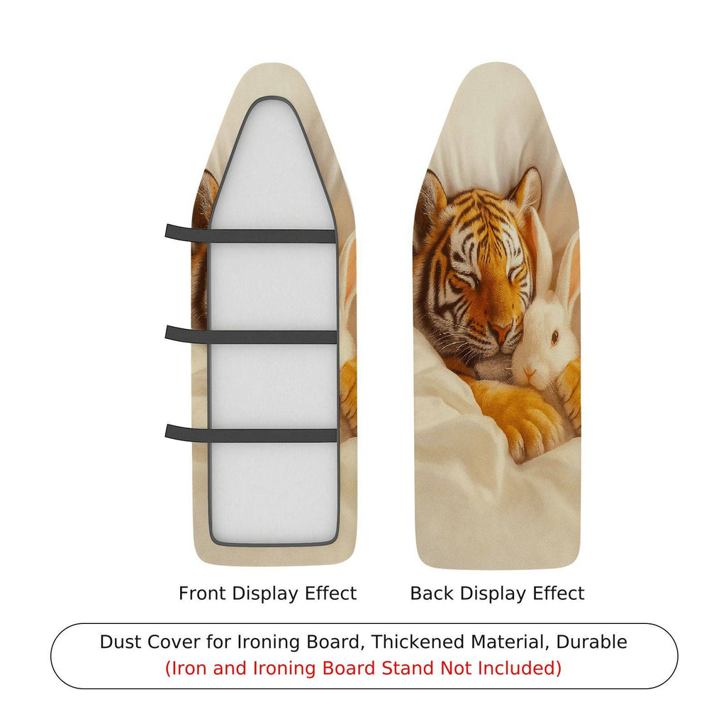 1-Piece Tiger Rabbit Animal  Ironing Board Cover, Universal Size, Without Board
