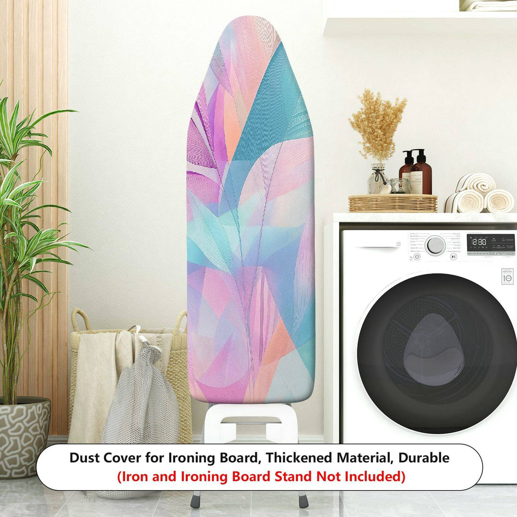 1-Piece Abstract Colorful Geometric Pattern  Ironing Board Cover, Universal Size, Without Board