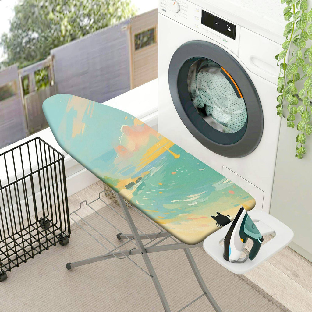 1-Piece Abstract Colorful Artistic  Ironing Board Cover, Universal Size, Without Board