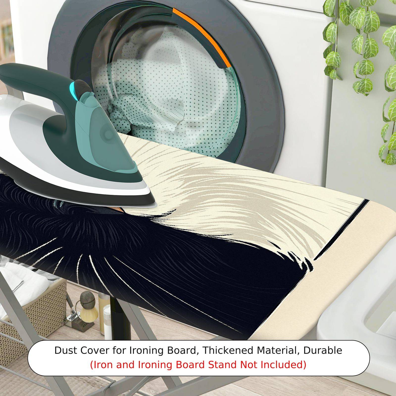 1-Piece Cat Animal Pattern  Ironing Board Cover, Universal Size, Without Board