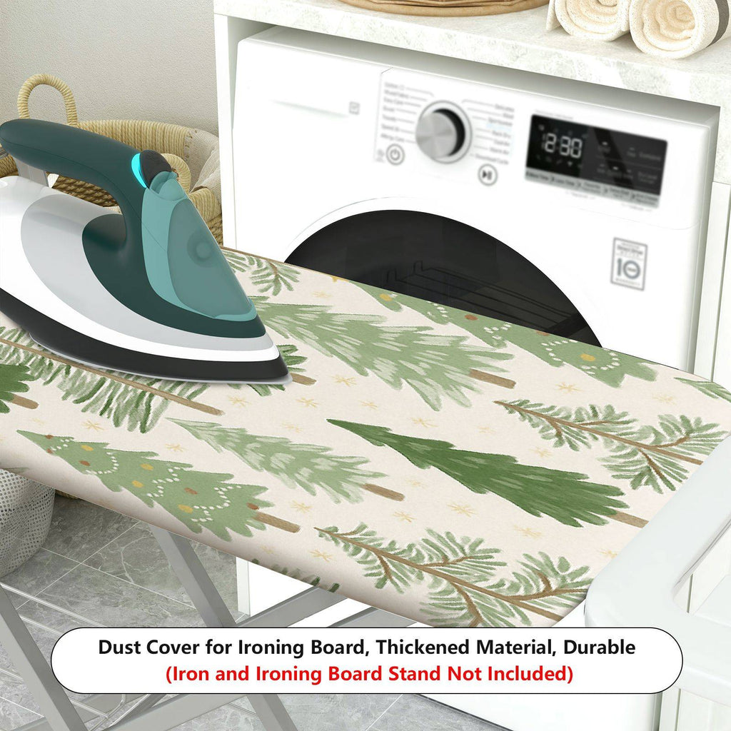1-Piece Christmas Tree Forest Decor Nature  Ironing Board Cover, Universal Size, Without Board