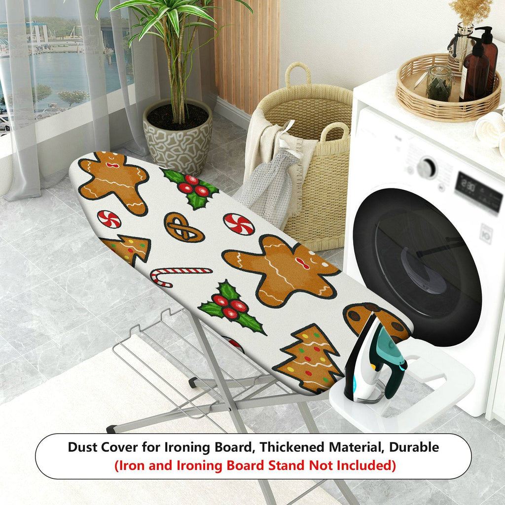 1-Piece Christmas cookies gingerbread holiday  Ironing Board Cover, Universal Size, Without Board