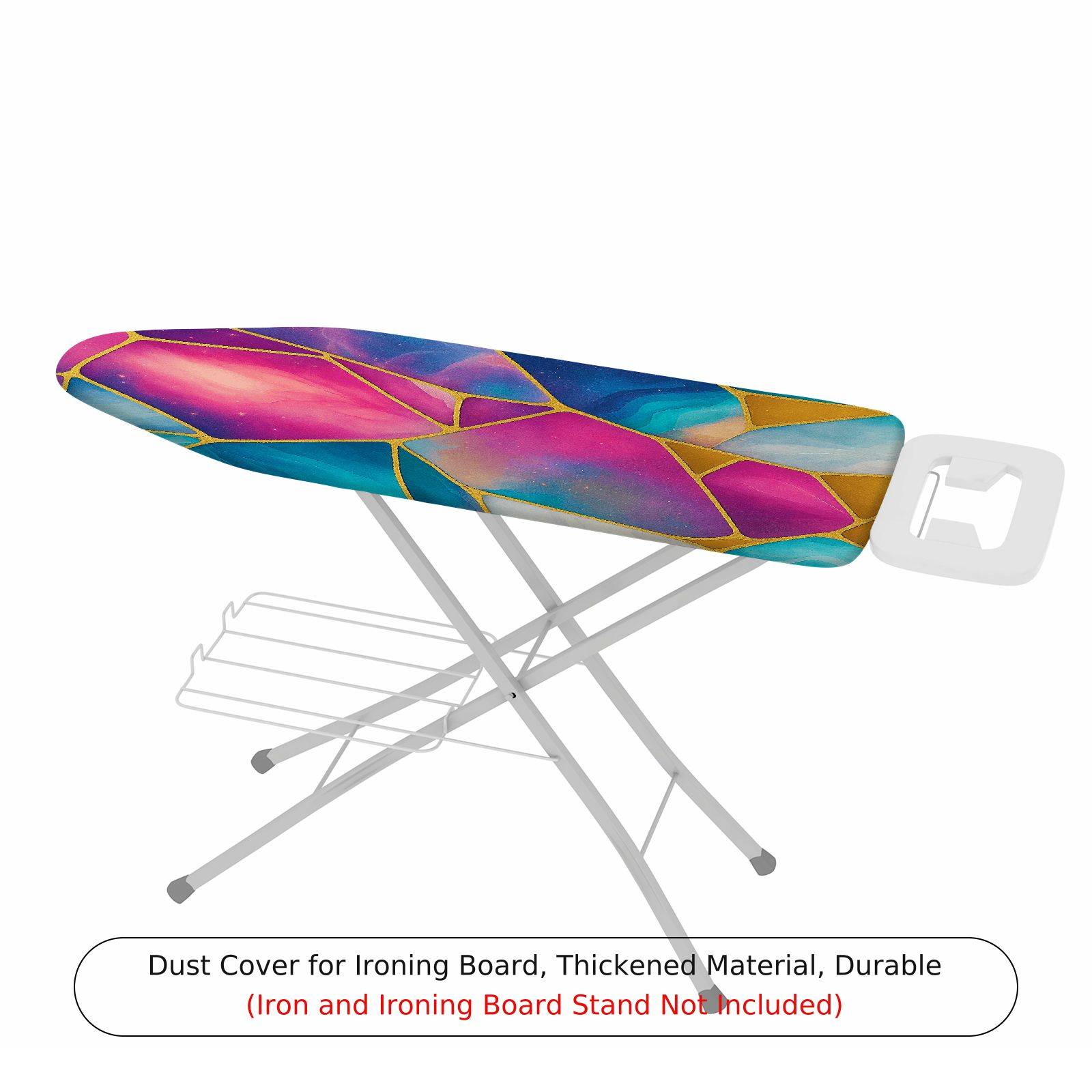 1-Piece Abstract Geometric Colorful  Ironing Board Cover, Universal Size, Without Board
