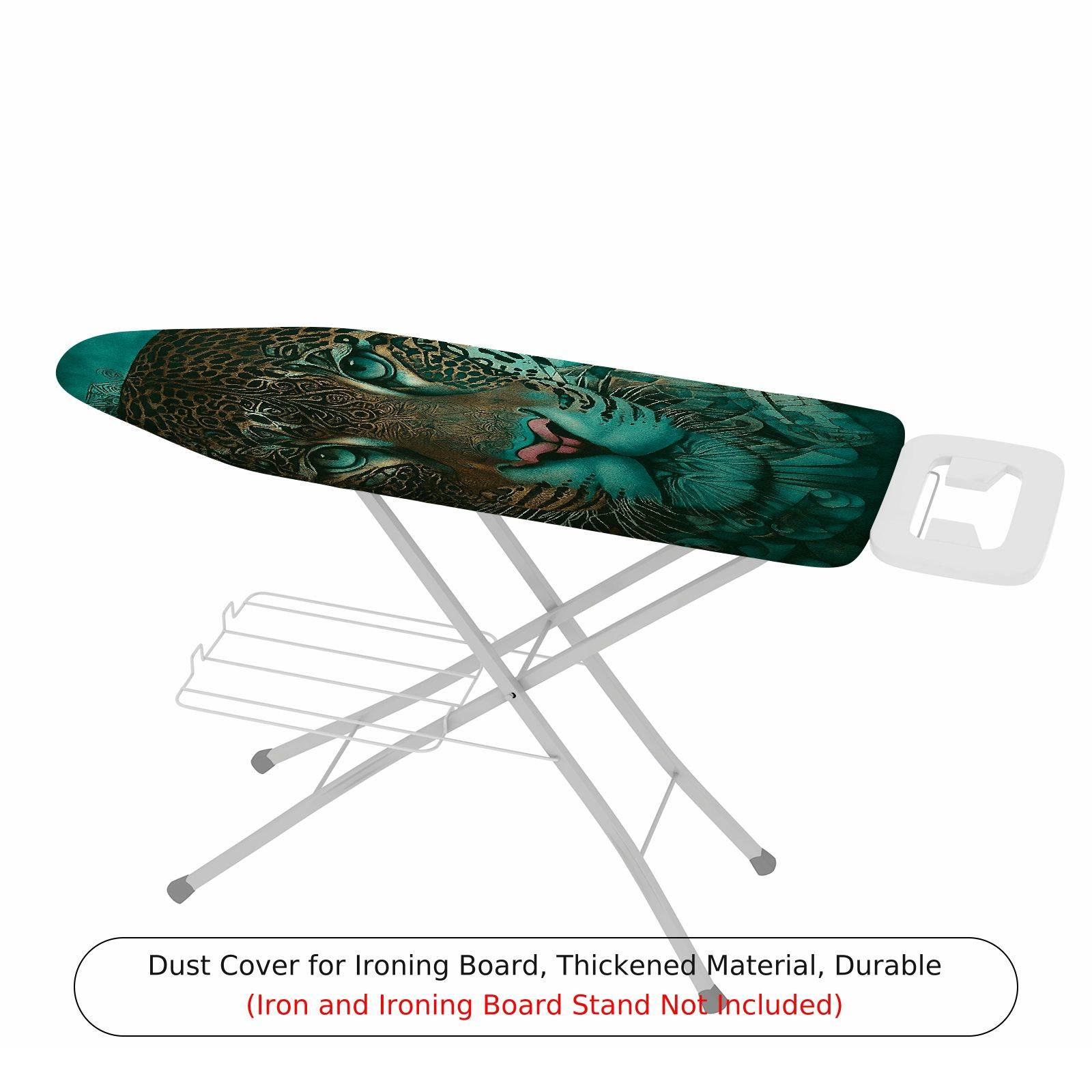 1-Piece Leopard Animal Art  Ironing Board Cover, Universal Size, Without Board