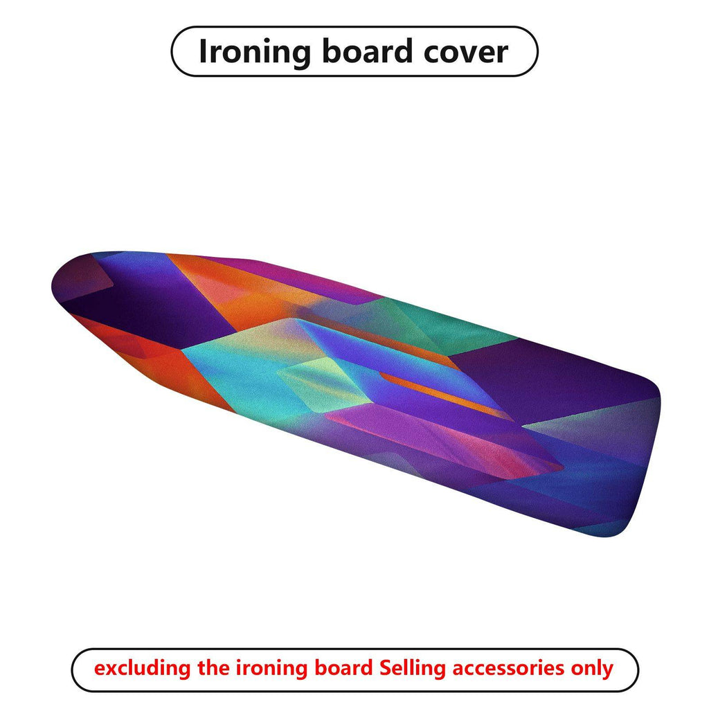 1-Piece Geometric Colorful Abstract  Ironing Board Cover, Universal Size, Without Board