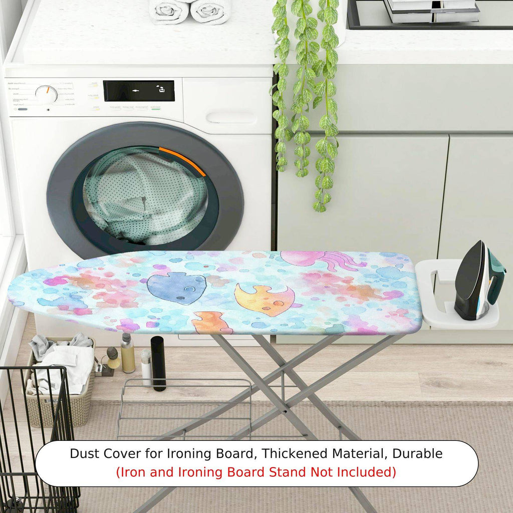 1-Piece Ocean Sea Animal  Ironing Board Cover, Universal Size, Without Board