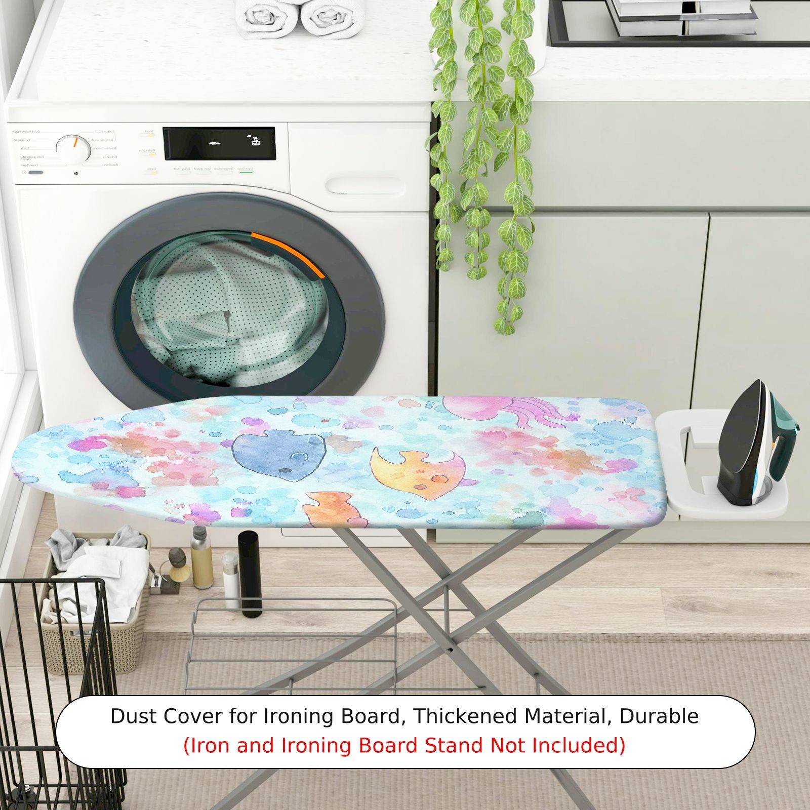 1-Piece Ocean Sea Animal  Ironing Board Cover, Universal Size, Without Board
