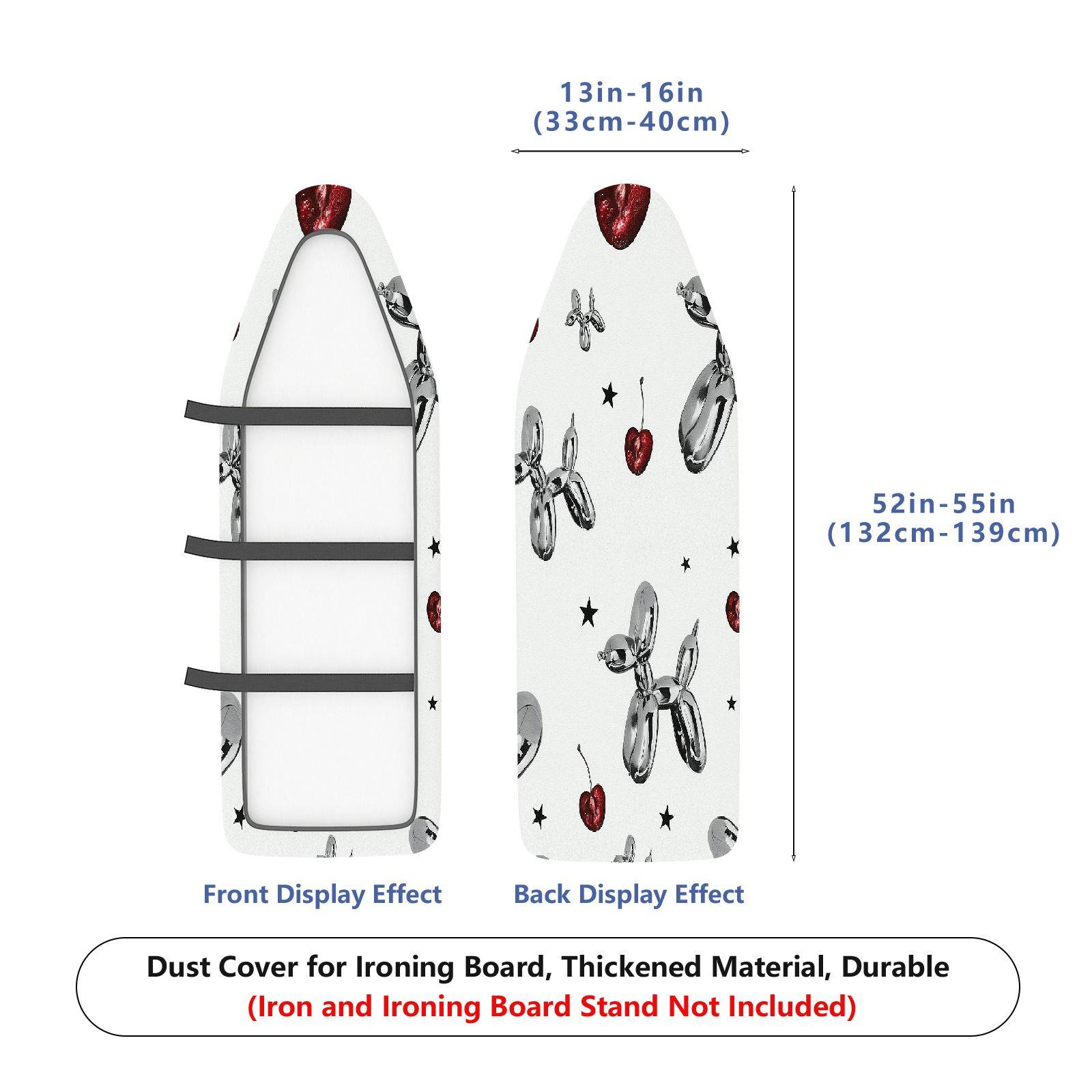 1-Piece Heart Balloon Animal  Ironing Board Cover, Universal Size, Without Board