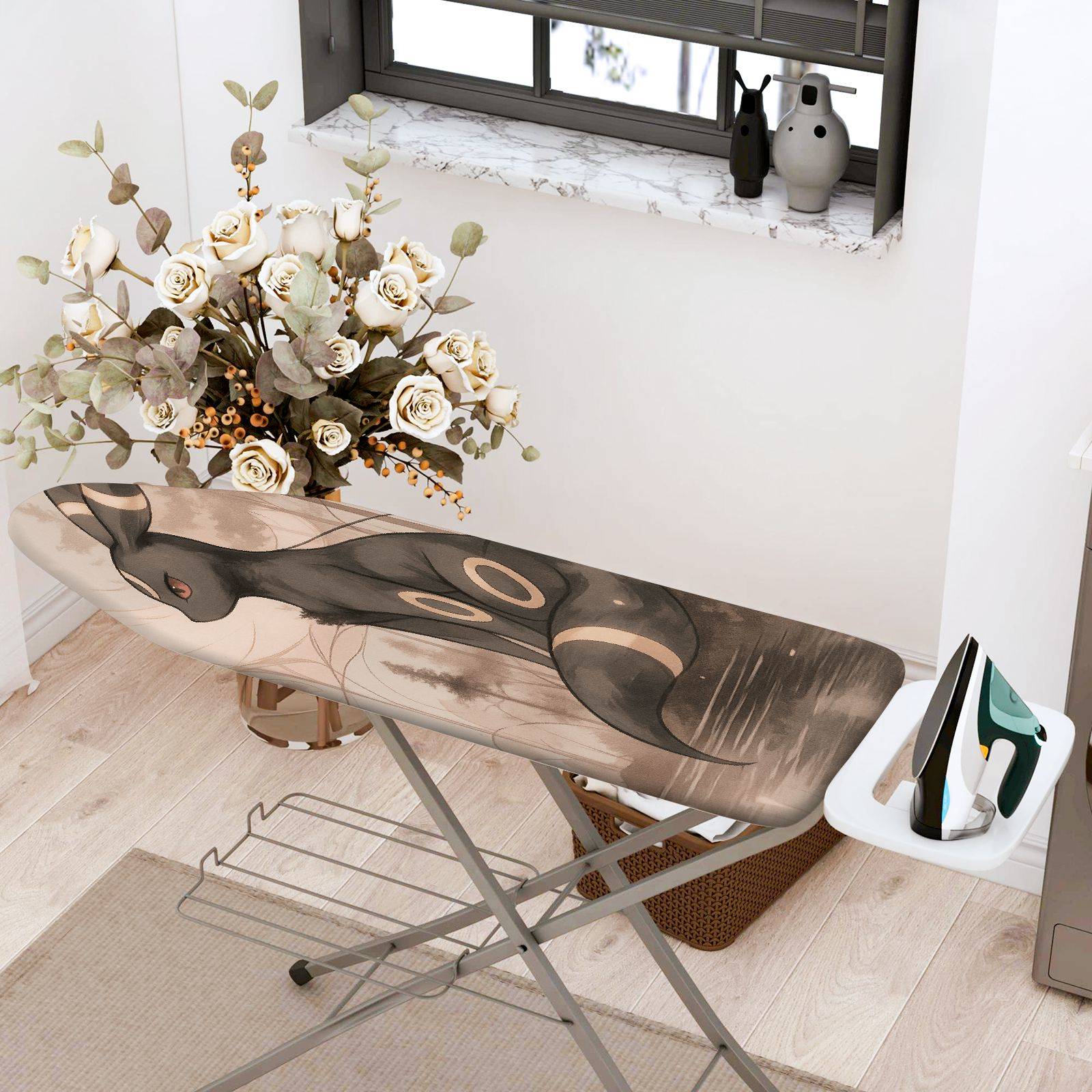 1-Piece Animal Fantasy  Ironing Board Cover, Universal Size, Without Board