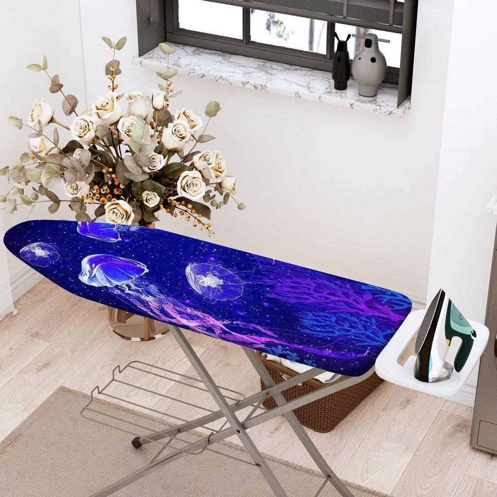 1-Piece Jellyfish Ocean Starry  Ironing Board Cover, Universal Size, Without Board