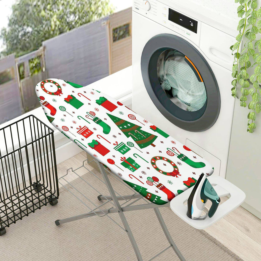 1-Piece Christmas Stockings Ornaments  Ironing Board Cover, Universal Size, Without Board