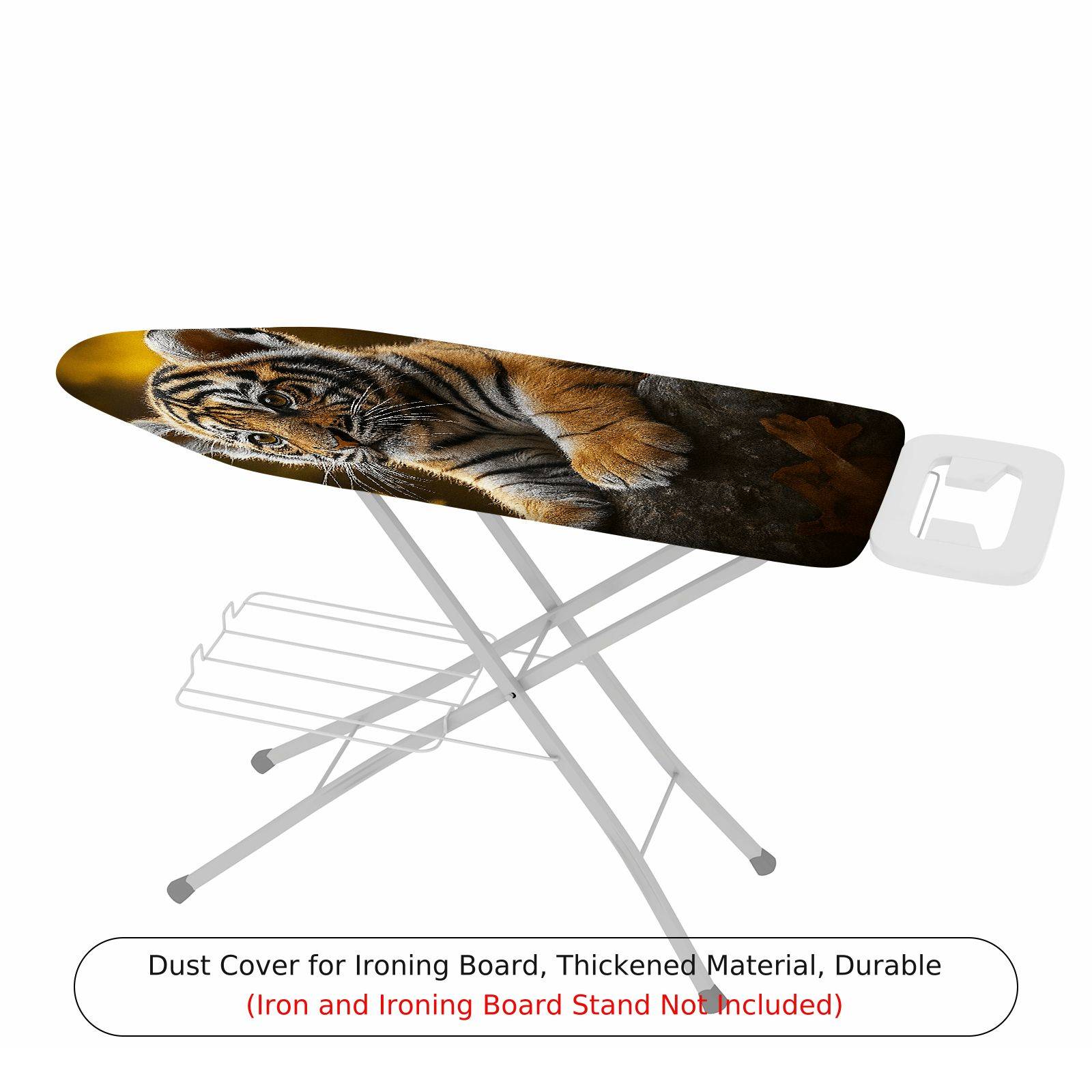 1-Piece Tiger Animal Print  Ironing Board Cover, Universal Size, Without Board