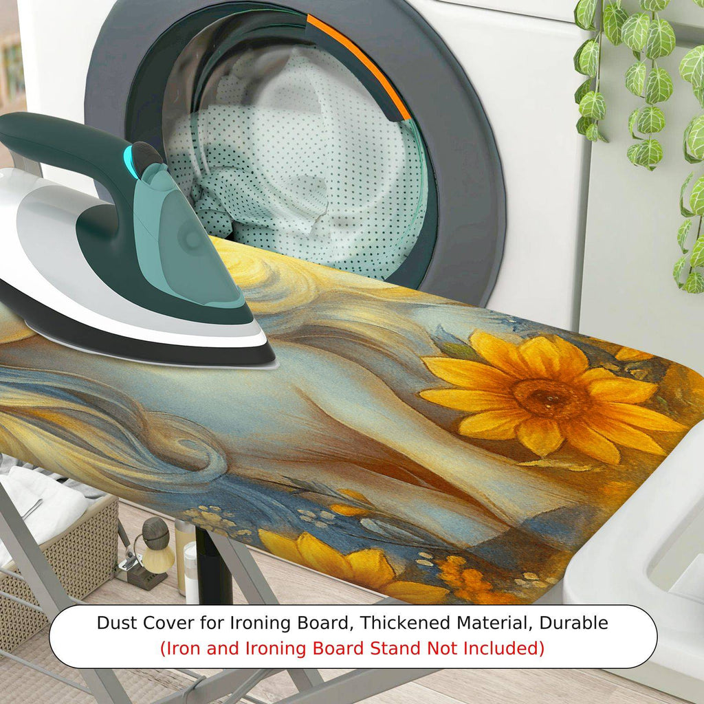1-Piece Unicorn Sunflower Animal  Ironing Board Cover, Universal Size, Without Board