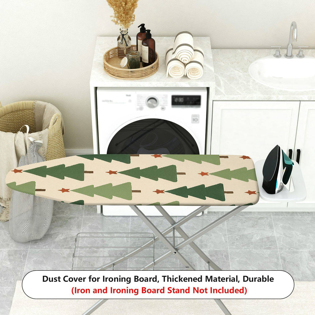 1-Piece Christmas Tree Star Pattern Festive  Ironing Board Cover, Universal Size, Without Board