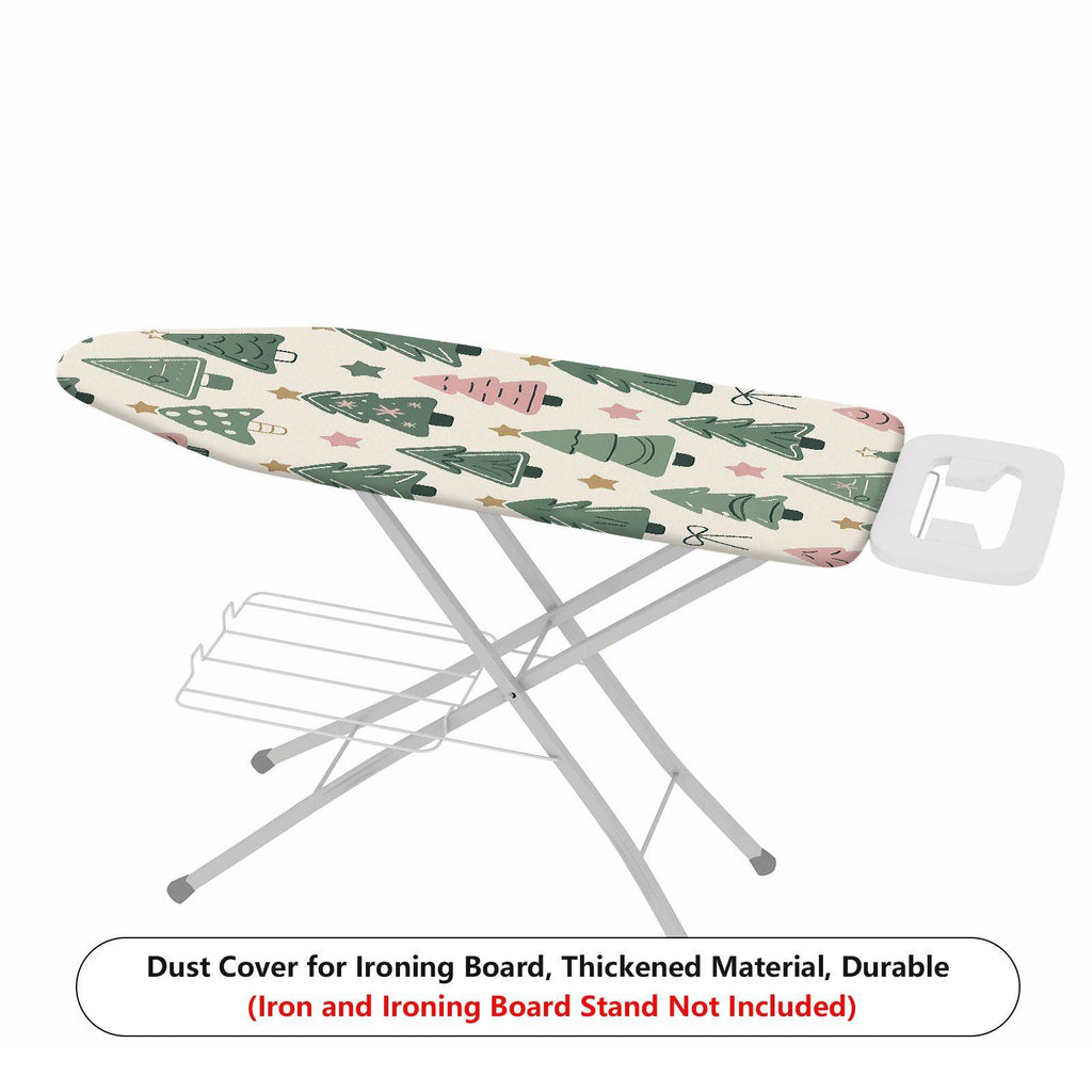 1-Piece Christmas Tree Star Bow  Ironing Board Cover, Universal Size, Without Board