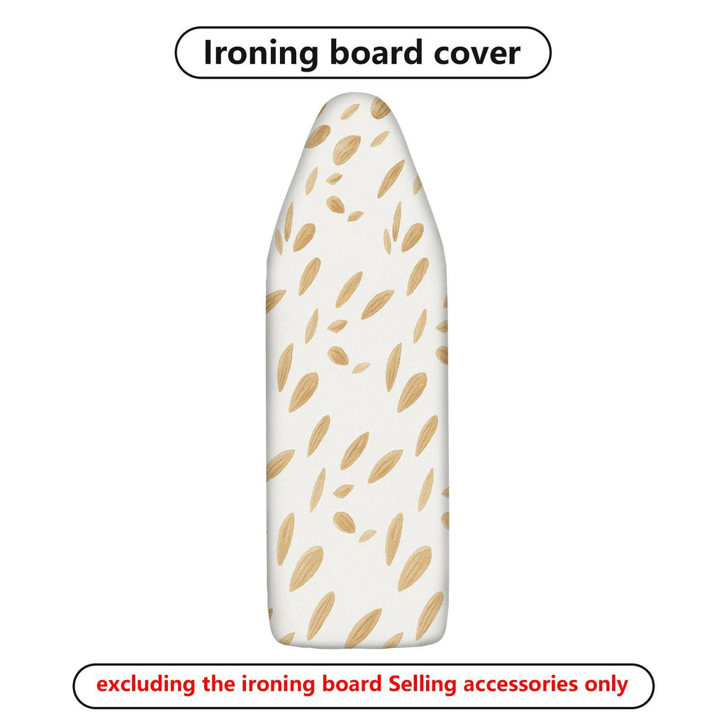 1-Piece Leaf Pattern Beige Decorative  Ironing Board Cover, Universal Size, Without Board