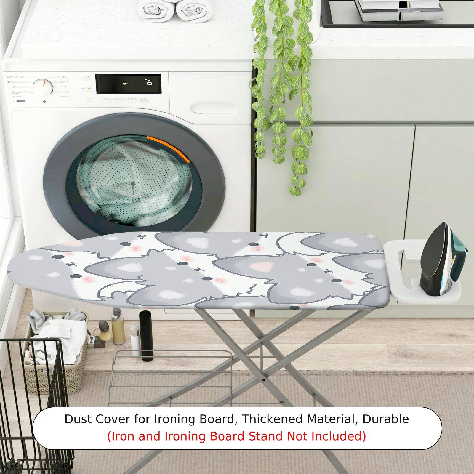 1-Piece Cat  Animal  Ironing Board Cover, Universal Size, Without Board