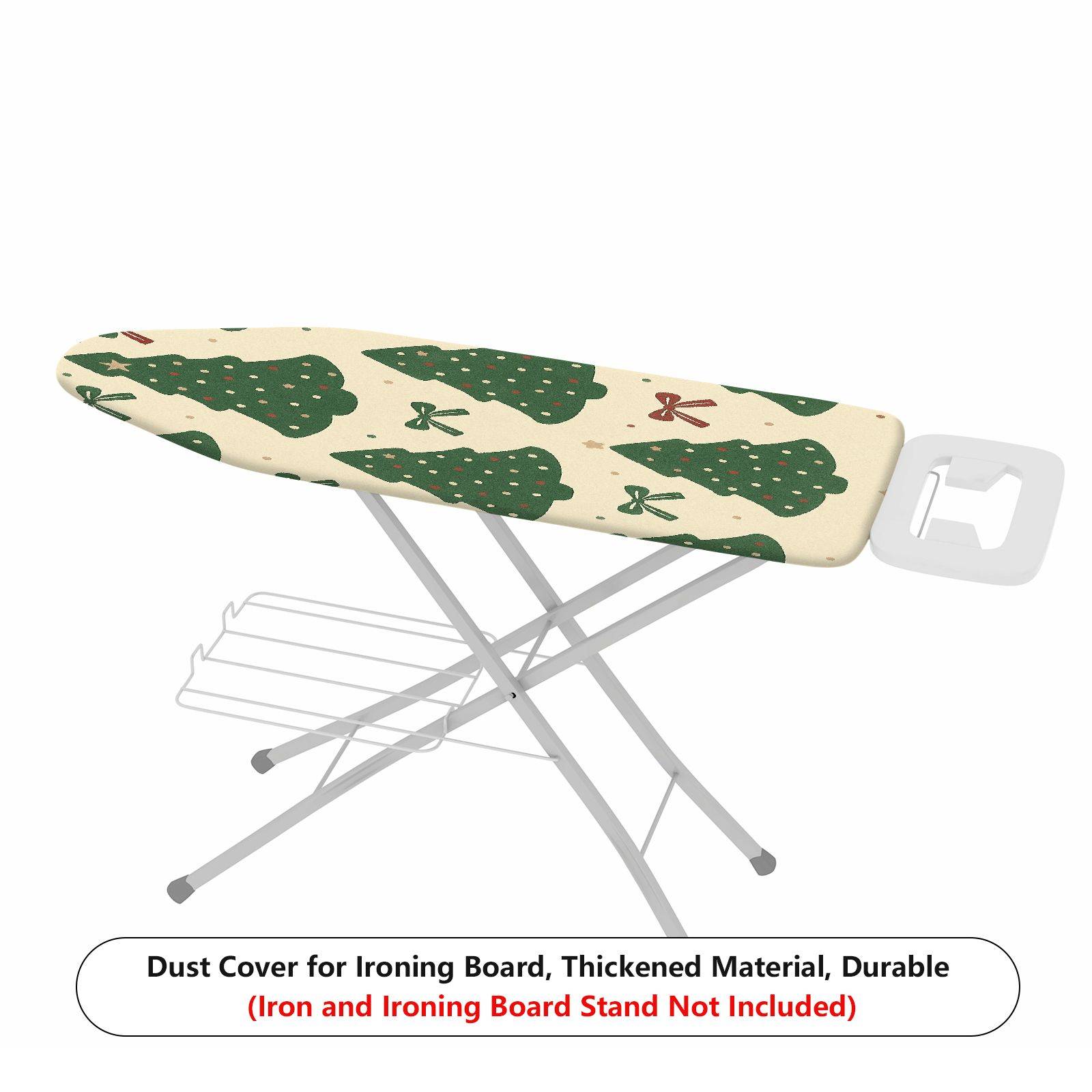 1-Piece Christmas Tree Pattern Bowknot Festive  Ironing Board Cover, Universal Size, Without Board