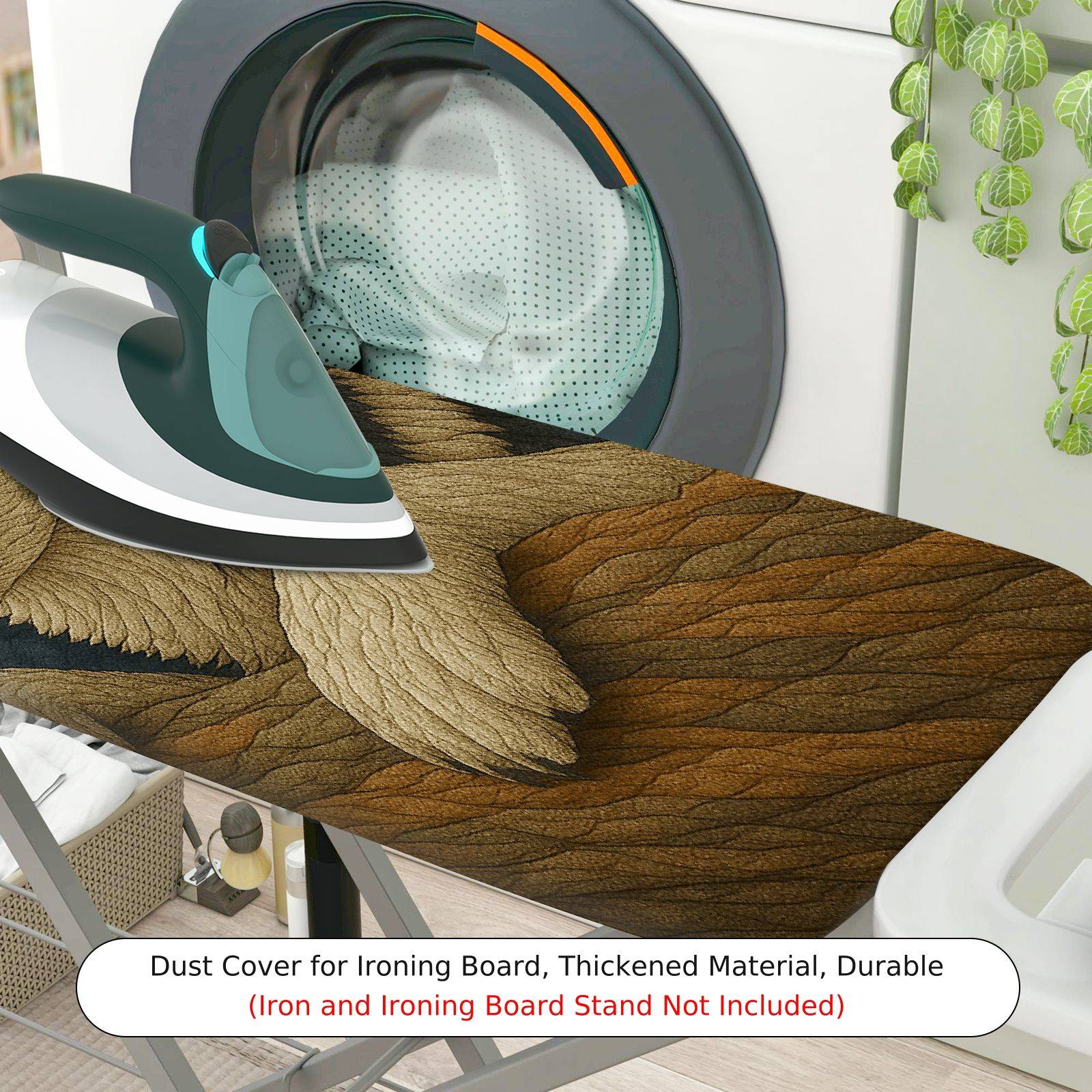 1-Piece Animal Art Dog  Ironing Board Cover, Universal Size, Without Board