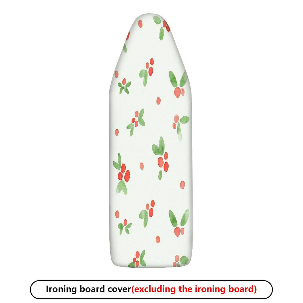 1-Piece Christmas Berry Floral Greenery  Ironing Board Cover, Universal Size, Without Board