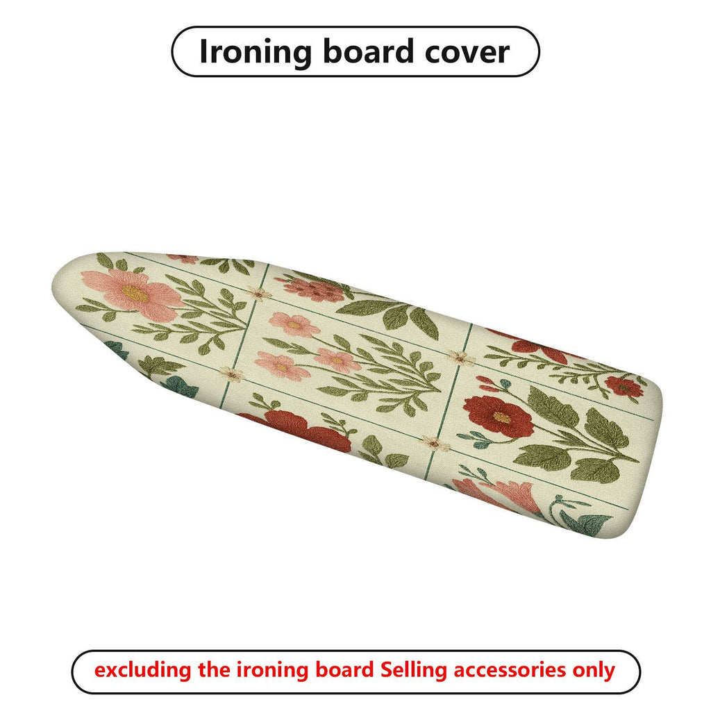 1-Piece Floral Pattern Retro Vintage  Ironing Board Cover, Universal Size, Without Board