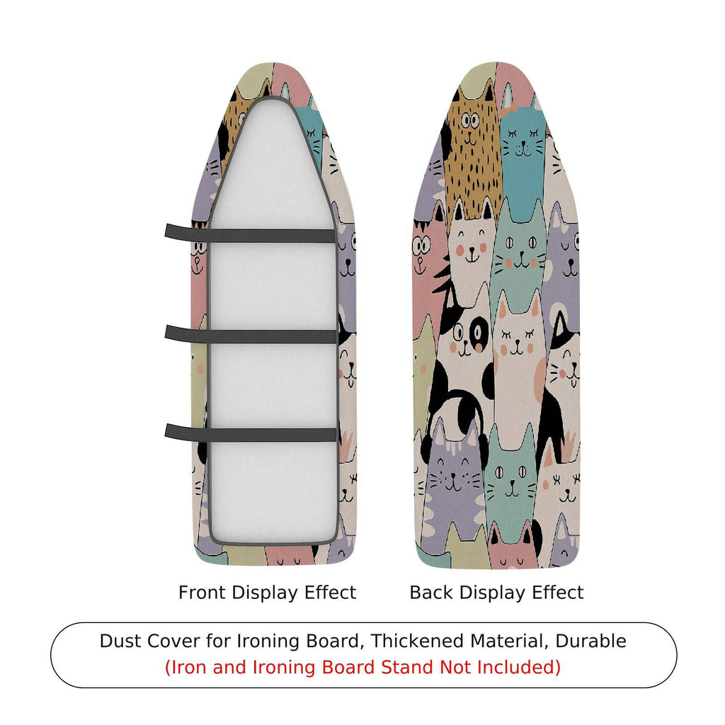 1-Piece Animal Pastel  Ironing Board Cover, Universal Size, Without Board