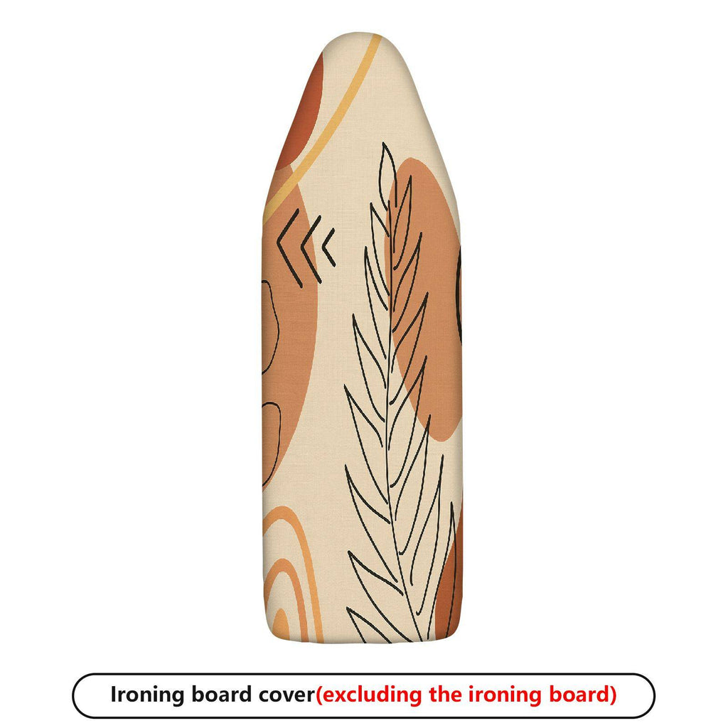 1-Piece Abstract Leaf Swirl Art  Ironing Board Cover, Universal Size, Without Board