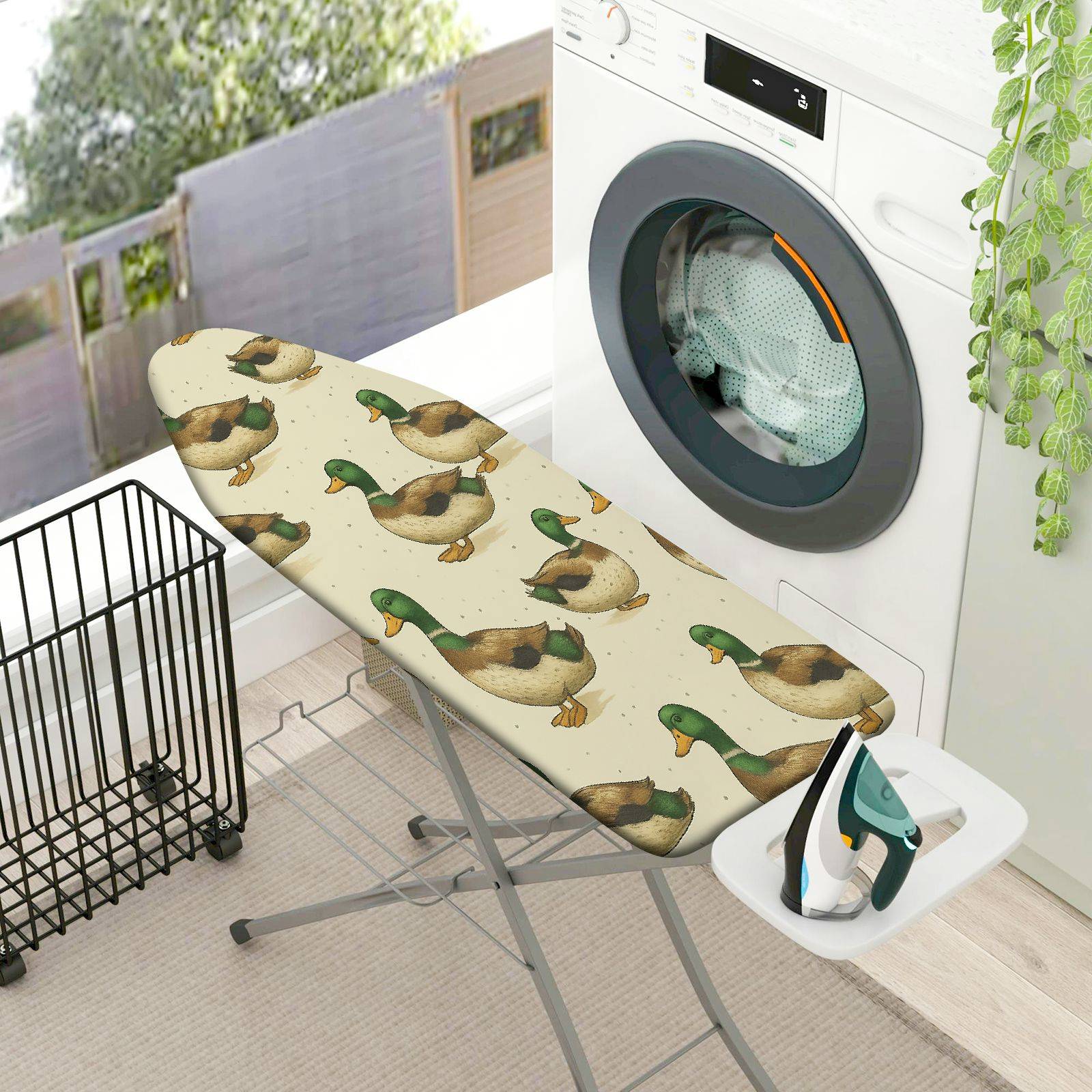 1-Piece Duck Animal Pattern  Ironing Board Cover, Universal Size, Without Board