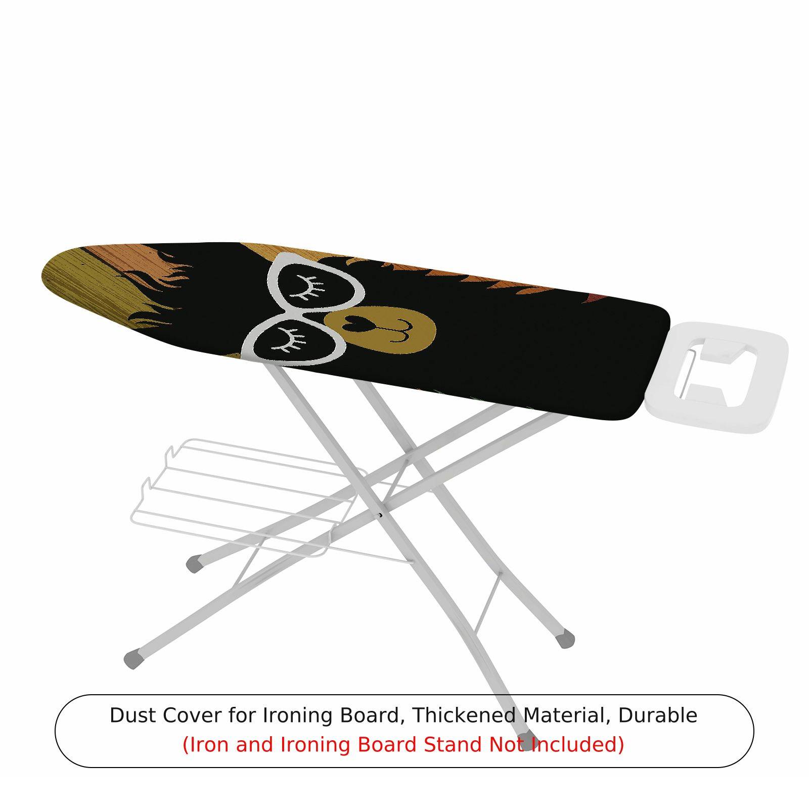 1-Piece Bear Sleepy Eyes Animal  Ironing Board Cover, Universal Size, Without Board