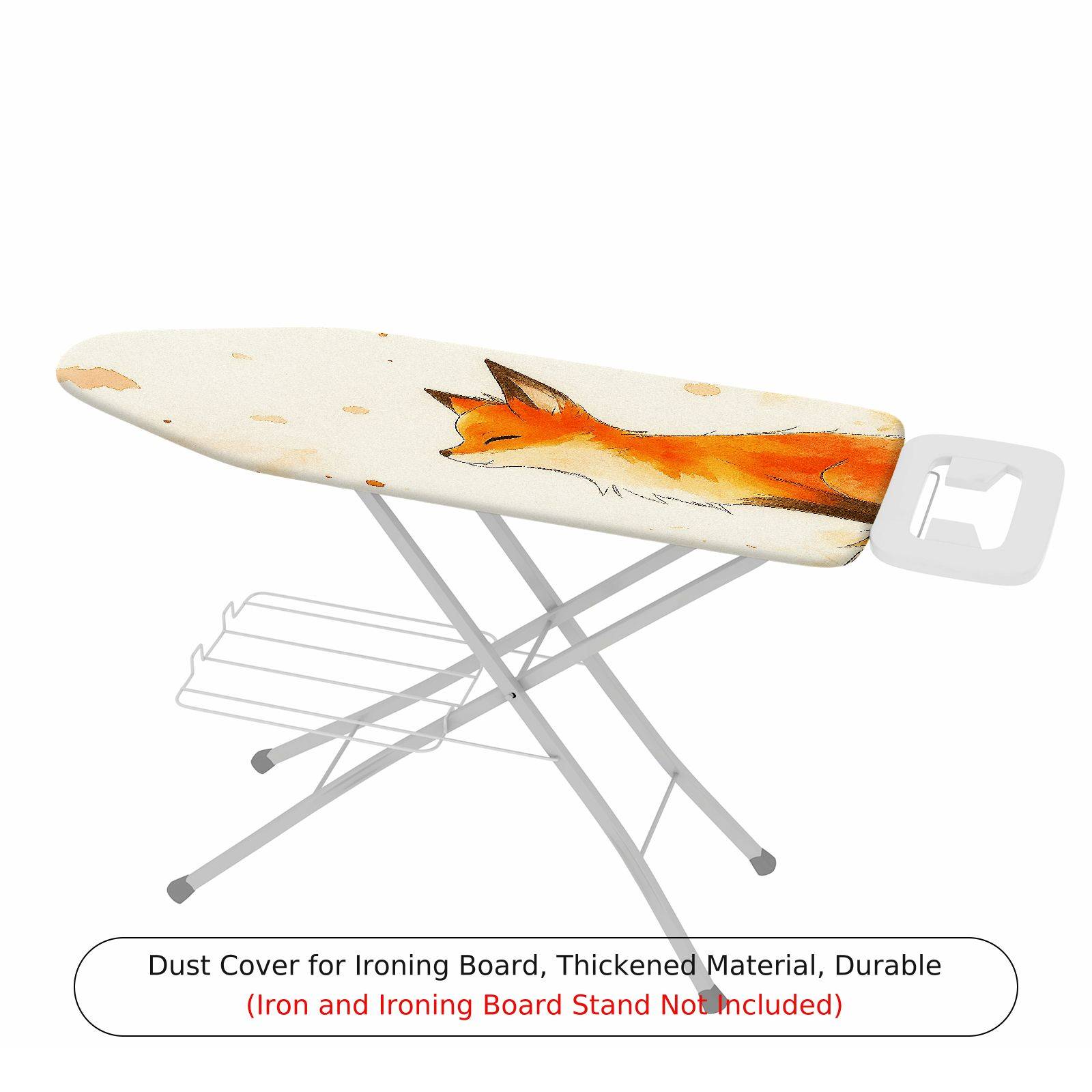1-Piece Fox Animal Illustration Art  Ironing Board Cover, Universal Size, Without Board