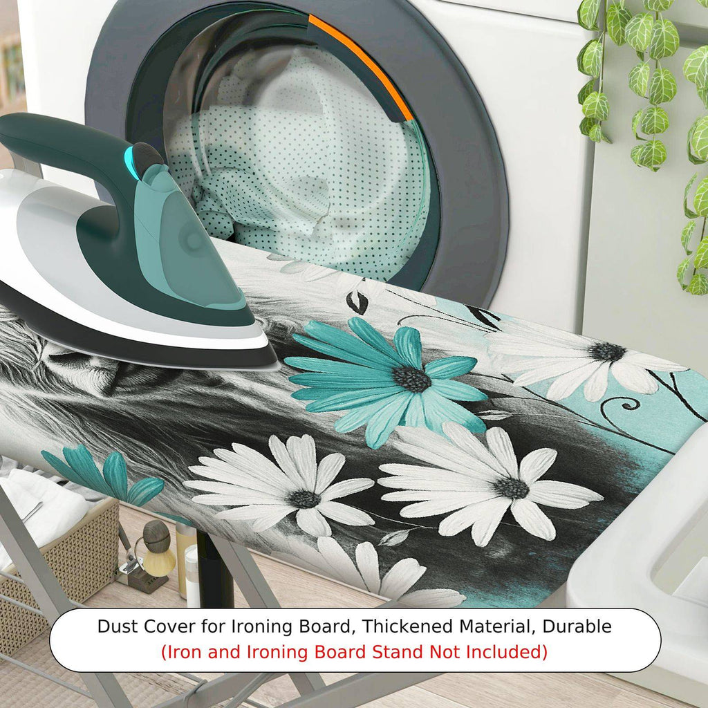 1-Piece Animal Floral Text  Ironing Board Cover, Universal Size, Without Board