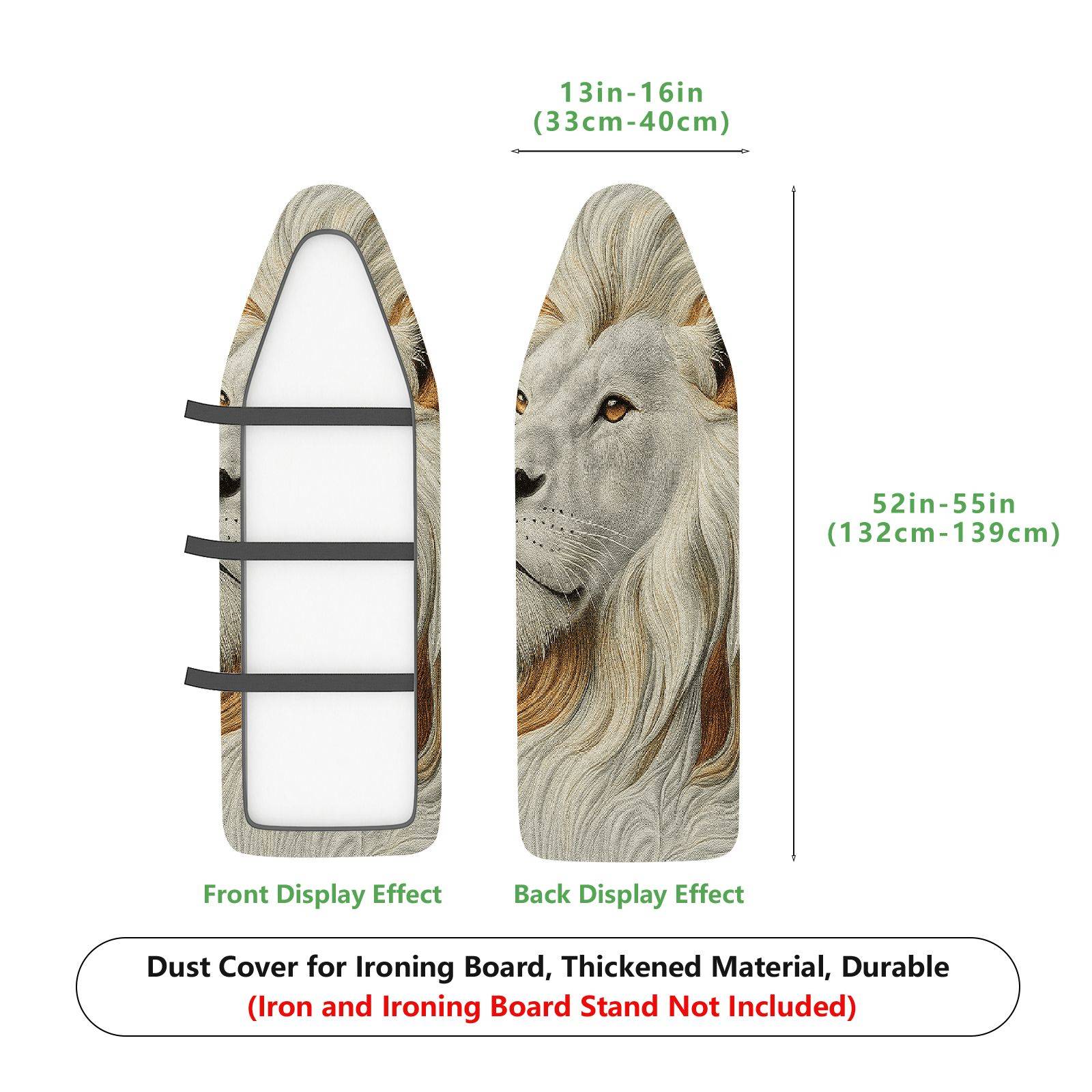 1-Piece Lion Wildlife Animal  Ironing Board Cover, Universal Size, Without Board