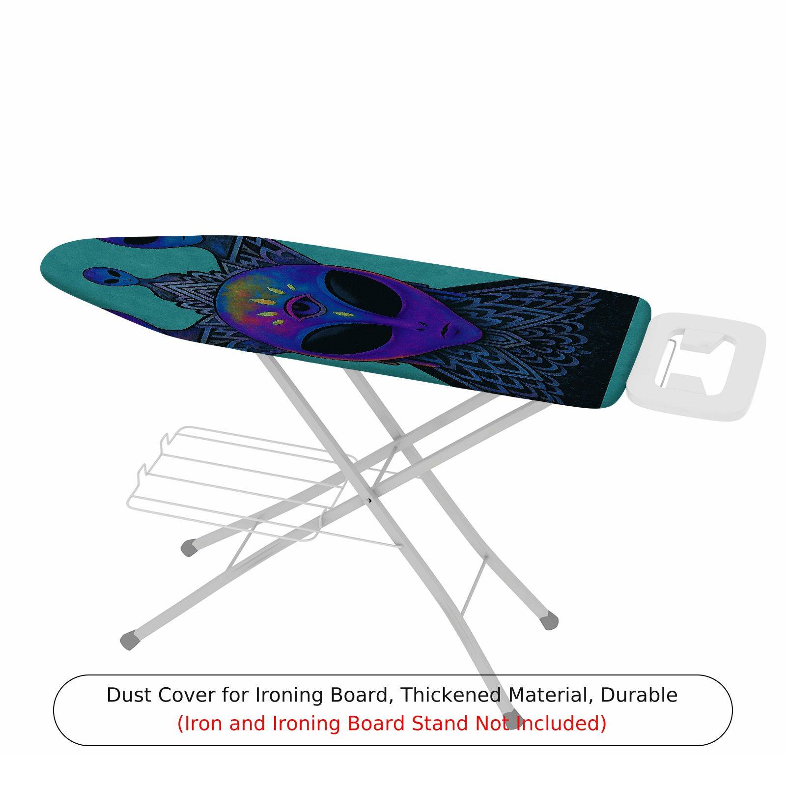 1-Piece Alien Space Galaxy  Ironing Board Cover, Universal Size, Without Board