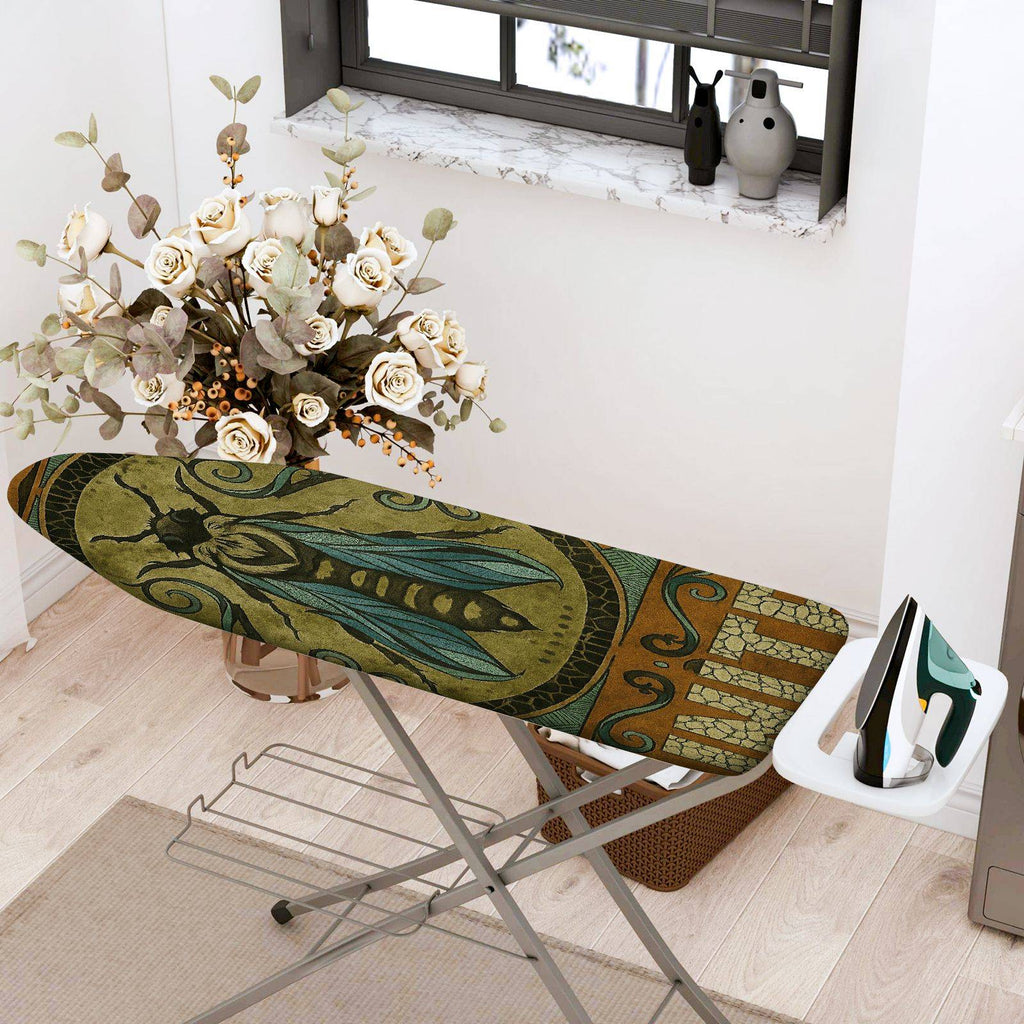 1-Piece Insect Retro Artistic  Ironing Board Cover, Universal Size, Without Board