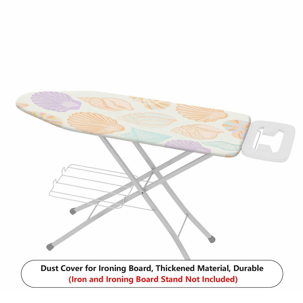 1-Piece Shell Ocean Nautical  Ironing Board Cover, Universal Size, Without Board