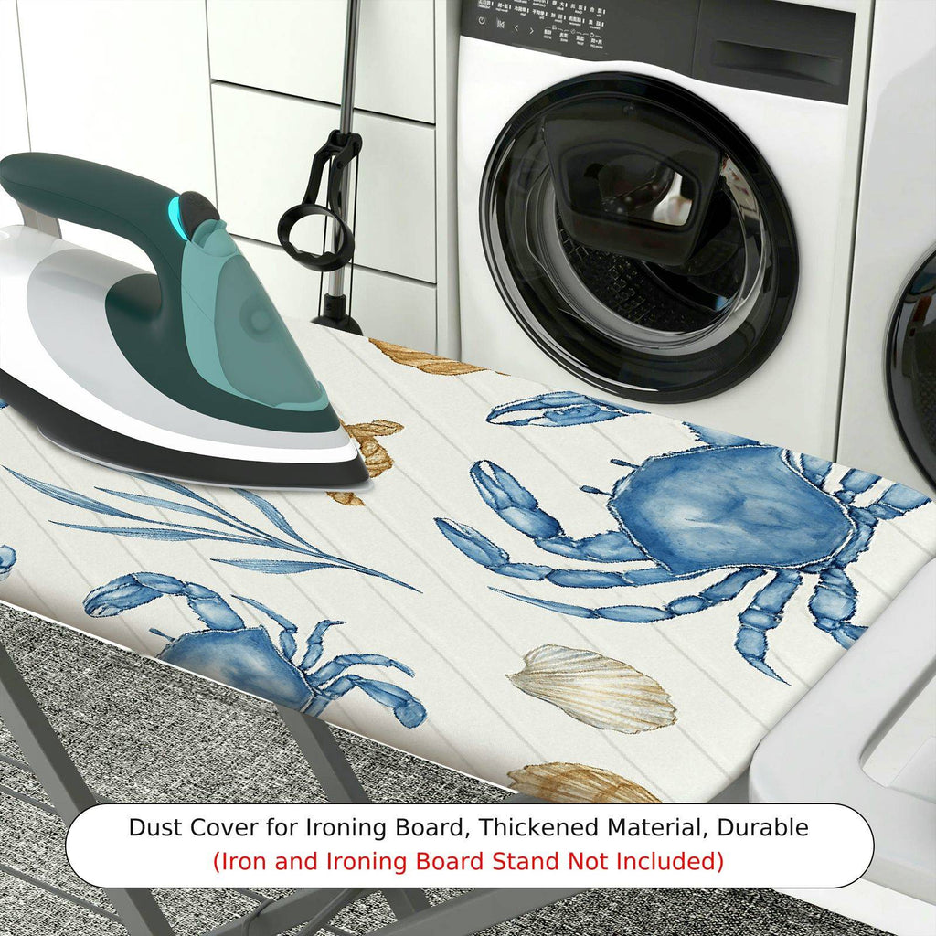 1-Piece Crab Ocean Marine  Ironing Board Cover, Universal Size, Without Board