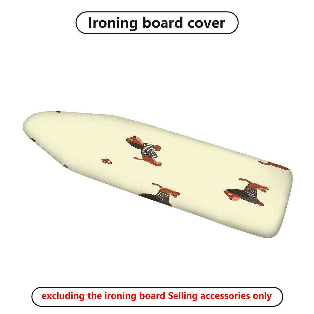 1-Piece Animal Pattern Beige  Ironing Board Cover, Universal Size, Without Board