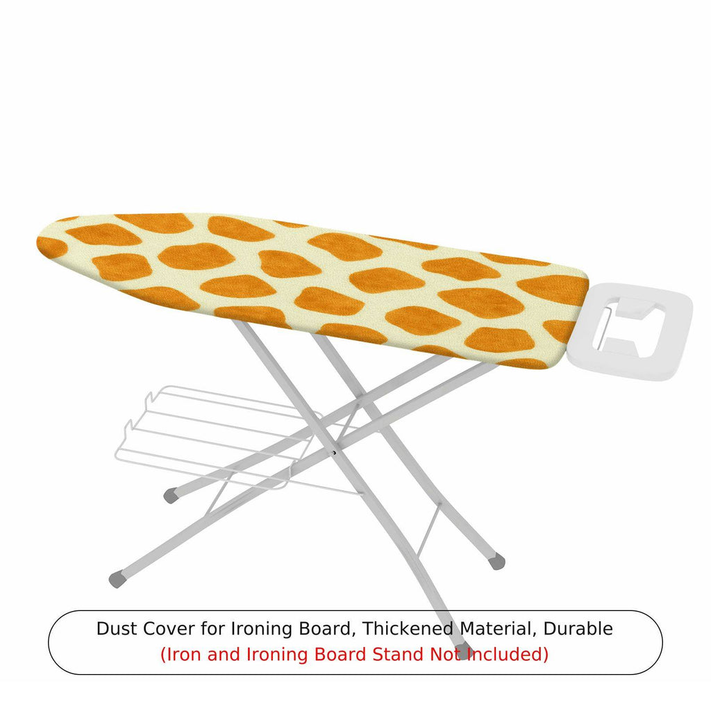 1-Piece Giraffe Pattern Animal Print Yellow  Ironing Board Cover, Universal Size, Without Board