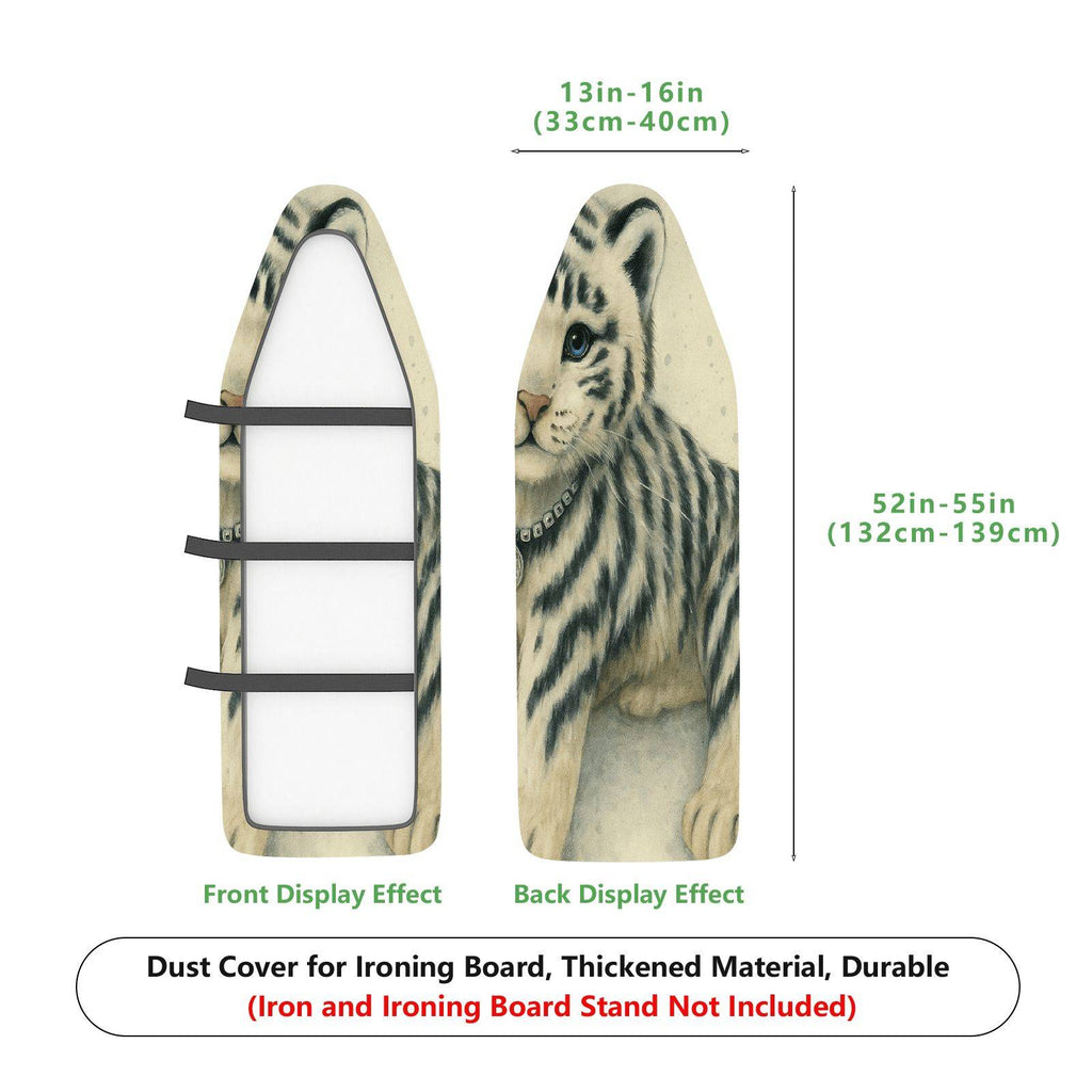 1-Piece Cat Animal Striped  Ironing Board Cover, Universal Size, Without Board
