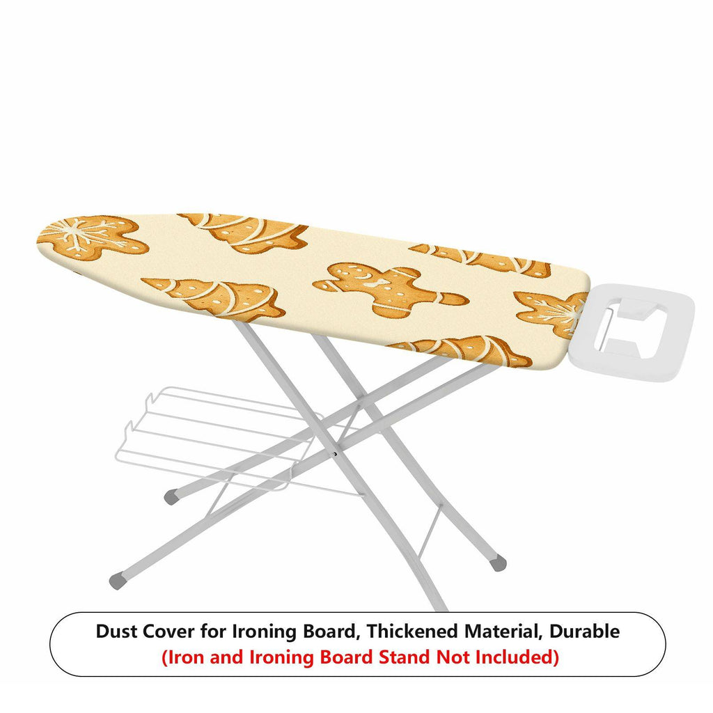 1-Piece Christmas Gingerbread Tree  Ironing Board Cover, Universal Size, Without Board