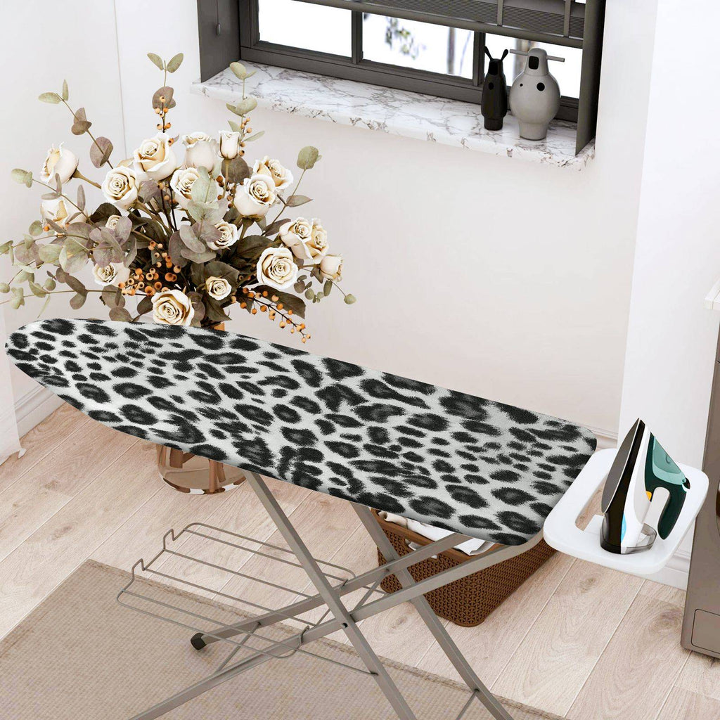 1-Piece Leopard Print Animal Pattern Stylish  Ironing Board Cover, Universal Size, Without Board