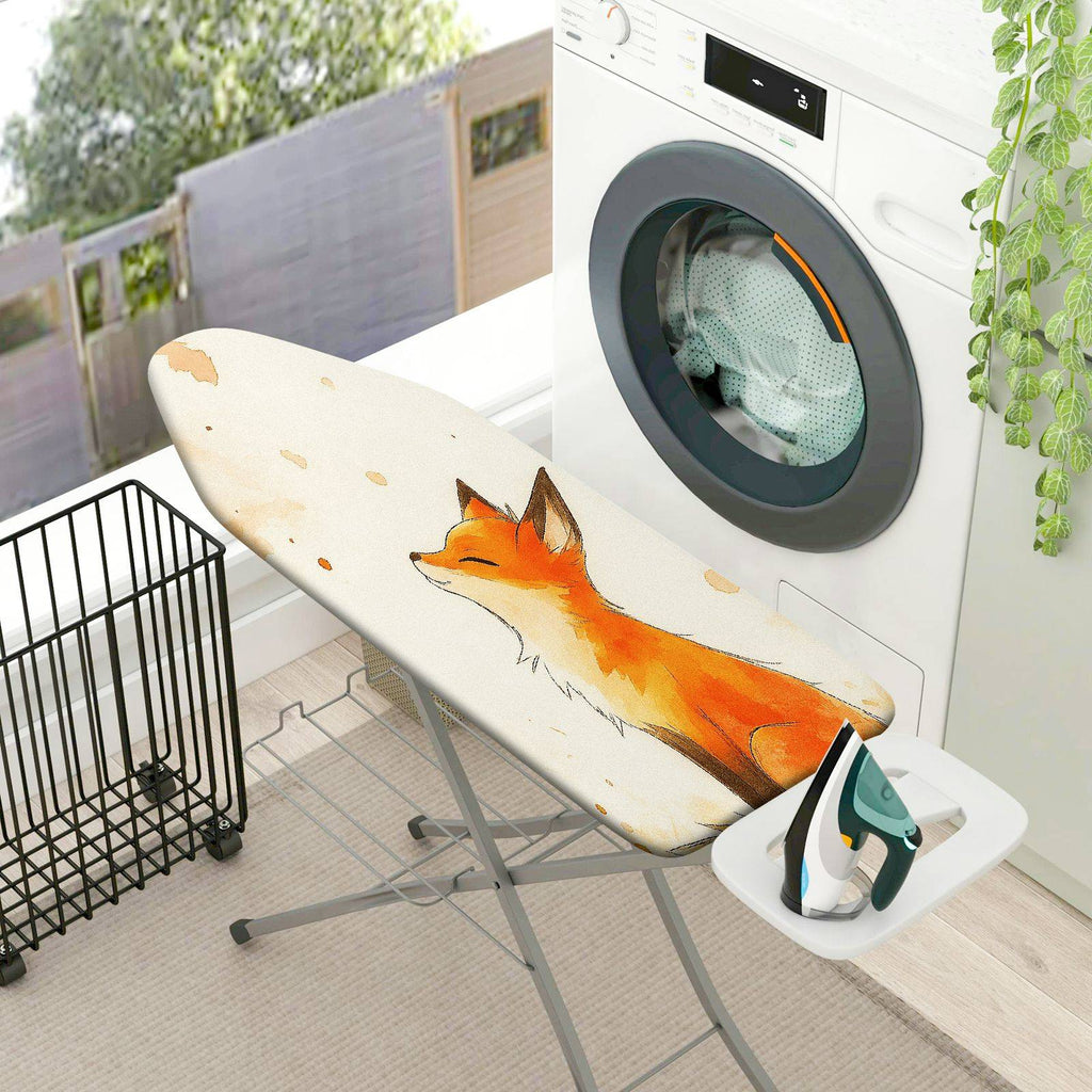 1-Piece Fox Animal Illustration Art  Ironing Board Cover, Universal Size, Without Board