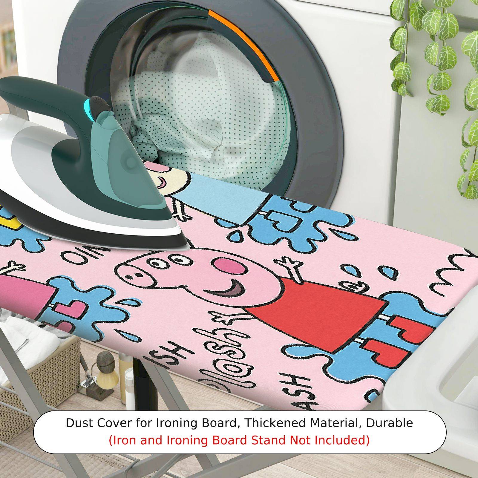 1-Piece Animal Fun  Ironing Board Cover, Universal Size, Without Board