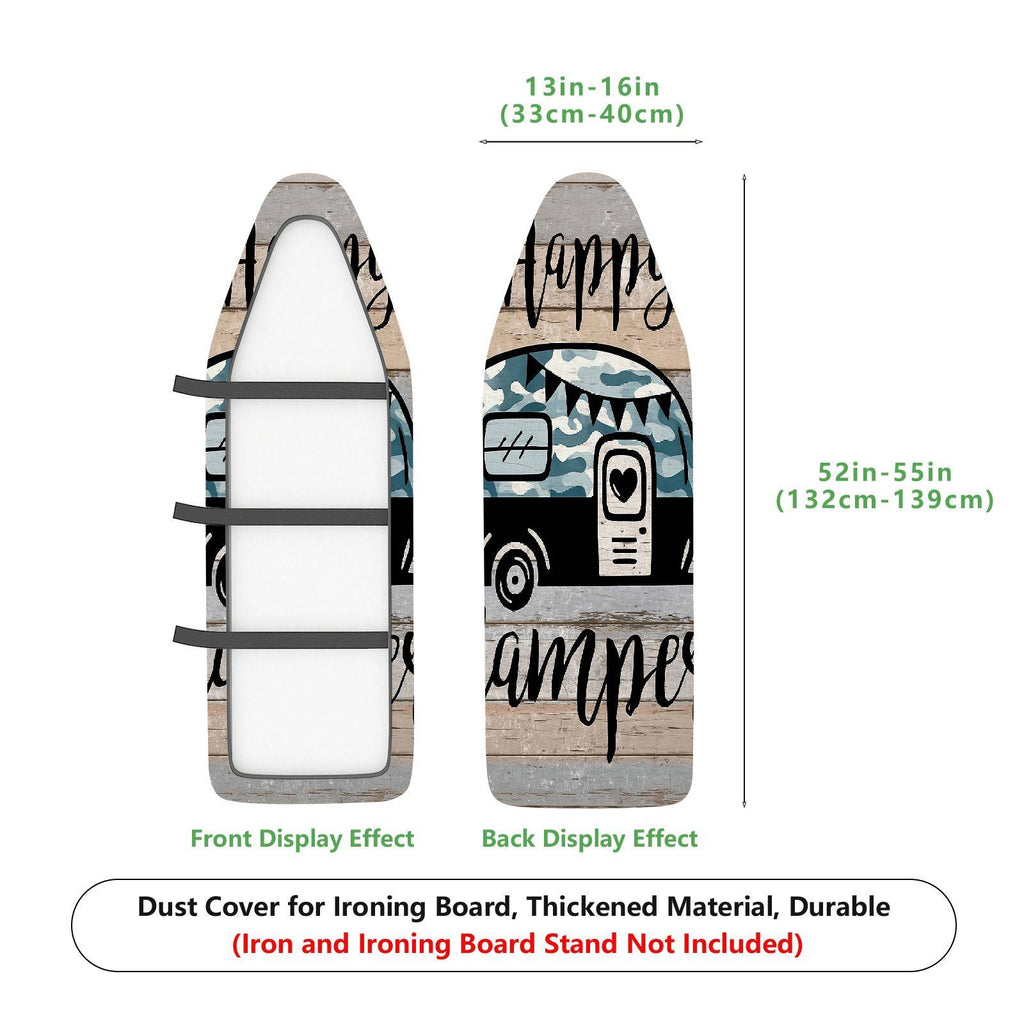 1-Piece Camper Retro Vintage  Ironing Board Cover, Universal Size, Without Board